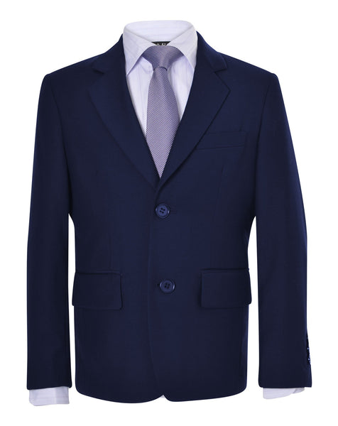 Tussoni Single Breasted Navy Boys Suit - Kelly Country