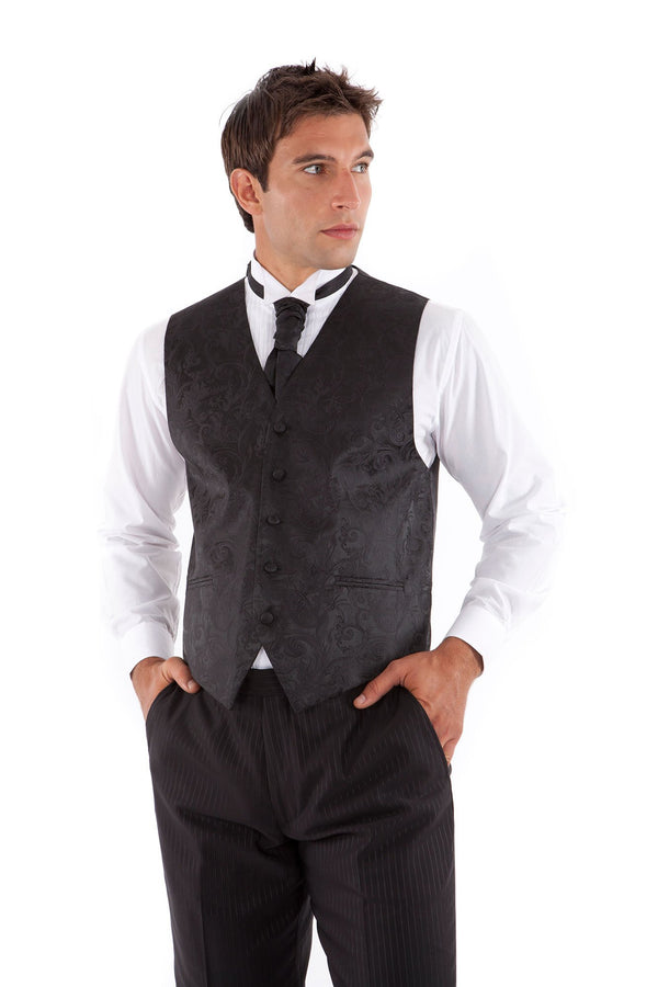 Big Mens Tapestry Formal Vest - Kelly Country