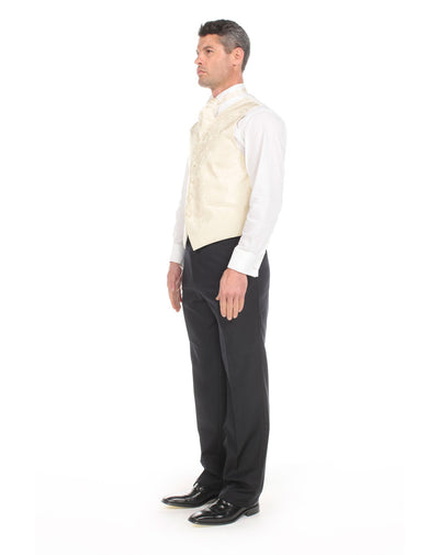 Affordable Vest Ensemble with Tuxedo Pants & Long Tie