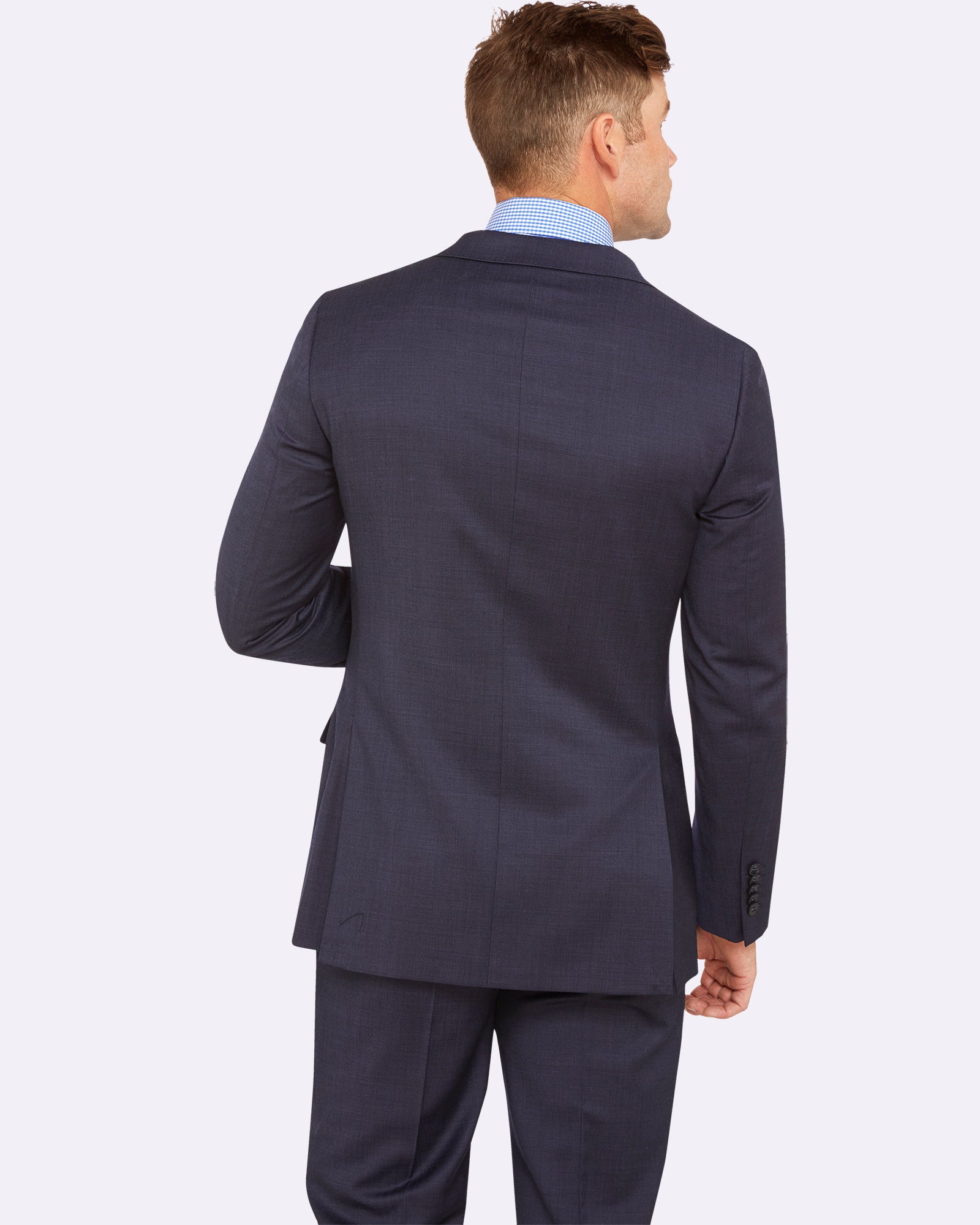 PGH Pharrel Slim Fit Blue Wool Suit Set